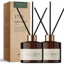 메르헨트 퍼퓸 드 디퓨저 200ml x 2p + 섬유리드 10p 세트, 딥그린플라워