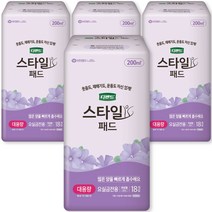 디펜드 여성용 스타일 패드 대용량, 18개입, 4개
