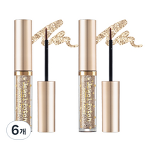 맥퀸뉴욕 쥬얼 포텐 글리터 아이라이너, NO3 미드나잇 골드, 6개