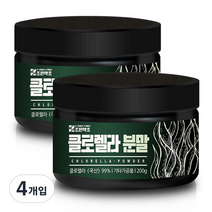 인그린 프리미엄 클로렐라 분말, 4개입, 200g