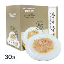 참좋은간식 삼계죽 강아지 간식 80g, 30개, 삼계맛