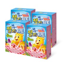 브래드가든 곰돌이 젤리 만들기 세트 120g, 스포이드 + 젤리 믹스 3종 + 실리콘 몰드, 4세트