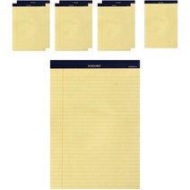 [셋어레코드] OXFORD 리갈패드 A4 60매, 노랑, 8개