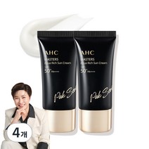 AHC 마스터즈 아쿠아 리치 선크림 SPF50+ PA++++, 4개, 30ml