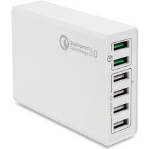 넥스트 퀵차지3.0 6포트 초고속 USB 스마트폰 멀티충전기, NEXT QC602, 1개