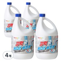탐사 강력 배수관 세정제, 4L, 4개