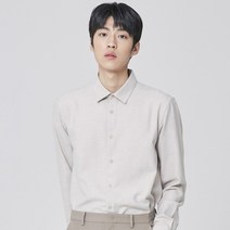 마인드브릿지 남성용 TR 솔리드 플란넬 셔츠 MUWS1120