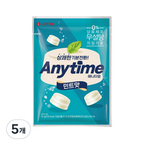 애니타임 밀크민트, 92g, 5개