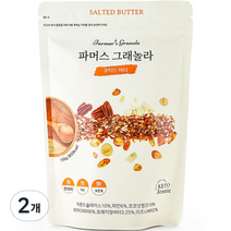 키토제니 고단백 저당 파머스그래놀라 솔티드버터 시리얼, 150g, 2개