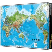 퍼즐코리아 세계 지도 한글판 미니사이즈 직소퍼즐, 2000피스, 혼합 색상