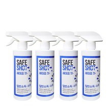 세이프샷 살균소독제 500ml x 4p, 4개