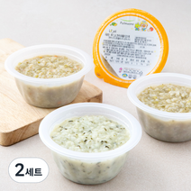 풀무원 베이비밀 이유식 후기 D세트, (한우브로콜리감자죽 + 한우청경채무죽 + 시금치멸치닭죽) x 160g, 2세트