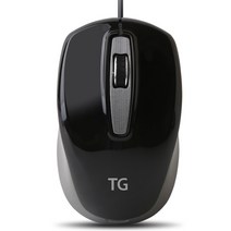 [m10125] TG삼보 USB 무소음 유선 마우스 TG-M500U, 블랙