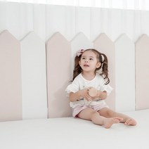 알집매트 울타리 벽매트 80cm 2p + 40cm 세트, 로즈베이지