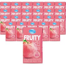 동원 푸르티 복숭아 과즙 주스, 120ml, 24개