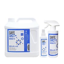 세이프샷 살균소독제 4L + 500ml + 200ml 세트, 4700ml, 1세트
