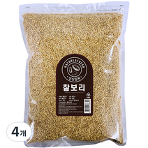 싱싱잡곡 찰보리쌀, 800g, 4개