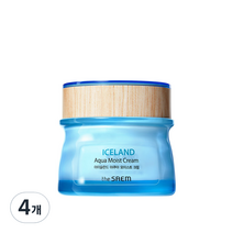 더샘 아이슬란드 아쿠아 모이스트 크림, 60ml, 4개