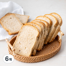 브로드카세 잡곡 발효종 식빵, 6개, 390g