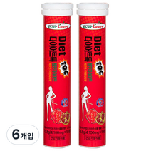 다이어트톡 발포다이어트 석류맛, 73.8g, 6개입