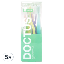 닥터스 교정 V컷 슬림 미세모 칫솔 랜덤발송, 12개입, 5개