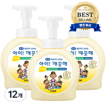 아이깨끗해 핸드워시 순, 490ml, 12개
