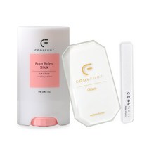 쿨풋 풋케어 발각질제거기 + 네일샤이너 버퍼 + 풋스틱 20g, 1세트