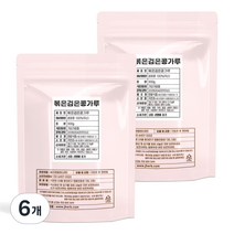 자연초 볶은 검은콩가루, 6개, 300g