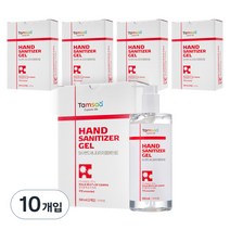 탐사 핸드 새니타이저 겔, 500ml, 10개입