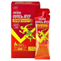 하이뮨 아미노포텐 파워젤 10p, 400g, 1개