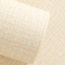 쿼르디 접착식 방수 방습 방오 단열 벽지, 옐로우