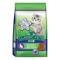 컴페니언펫츠클래식 고양이 사료 키튼밀크, 곡물, 1.5kg, 1개