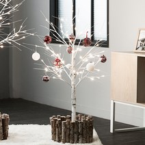 아웃팅 그레이스 오리엔탈 크리스마스 전구 자작나무 트리 풀세트, 혼합색상