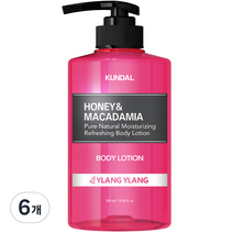 쿤달 퓨어 바디로션 일랑일랑향, 500ml, 6개