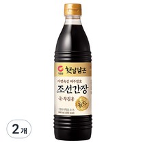 청정원 조선간장, 840ml, 2개