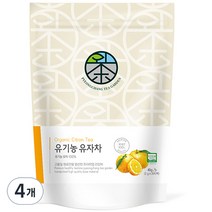 유기농 유자차 티백, 2g, 20개입, 4개