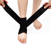 바디공식 남성용 3단 밴드 발목보호대 L, 1개