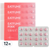 잇퓸 핑크 복숭아향 상쾌한 먹는향, 3.12g, 12개
