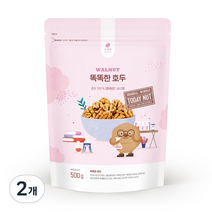 자연루 투데이넛 똑똑한 호두, 500g, 2개