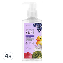 세이프 천연미네랄 주방세제 오리지널 용기형, 385ml, 4개