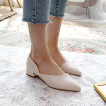 보넨 포인티 토 사이드오픈 펌프스