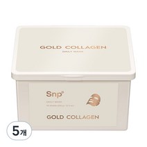 SNP 골드 콜라겐 데일리 뽑아쓰는 마스크팩 350g, 30개입, 5개