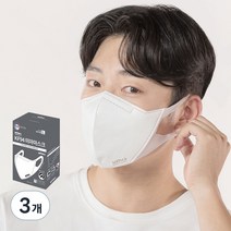 미마마스크 보건용 마스크 대형 KF94, 30개입, 3개, 흰색