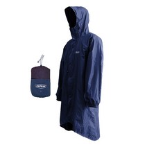엑스피크 고급형 레인코트 + 전용파우치, 네이비