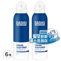 다슈 데일리 두피 쿨링 스칼프 스프레이, 6개, 200ml