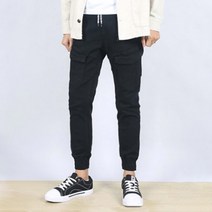 엣지애 남성용 스판 시보리 허리밴딩 바지 MCPIN8088F9