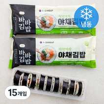 올곧 바바김밥 야채김밥 (냉동), 15개입, 230g