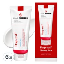 폴메디슨 딥레드 슬리핑팩, 211ml, 6개