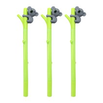 투영디자인 코알라 젤펜 0.5mm, 차콜, 3개입