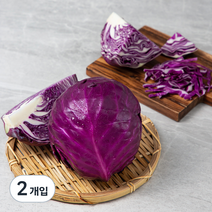 곰곰 국내산 적양배추, 800g, 2개
